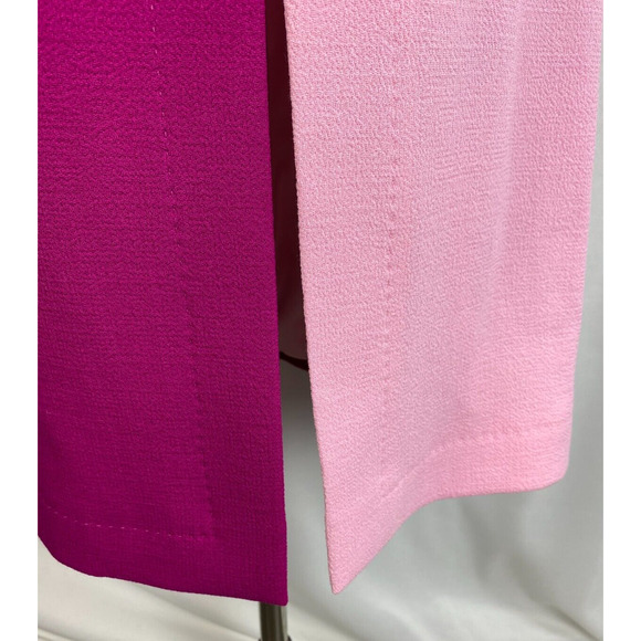 NWT DOLCE & GABBANA Dress Pink Colorblock Sheath Bodycon IT 36 US 0 - Picture 8 of 15